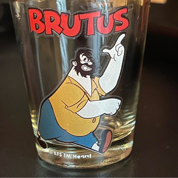 RARE Brutus Character (Popeye) Shot Glass Vintage 1970’s - Picture 1 of 5